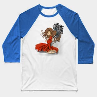 Anime girl design Baseball T-Shirt